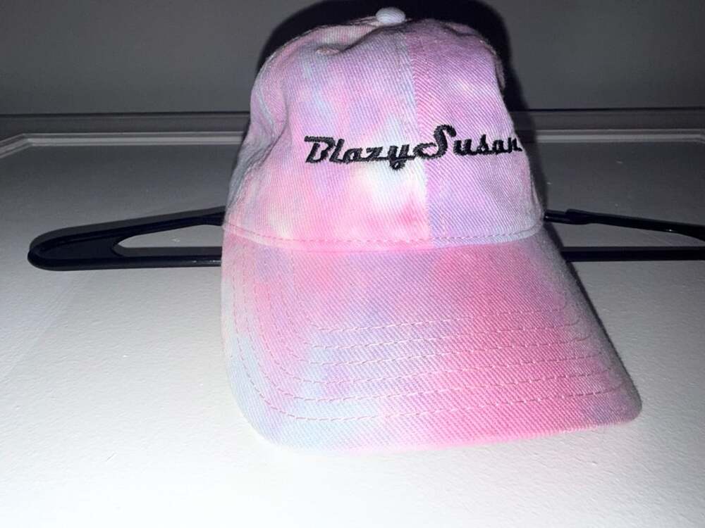 Blazy Susan Dad Hat - Pink/Blue Tie Dye